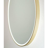 Remer Sphere Led Mirror With Demister 610W X 610H X 40D - Brushed Brass