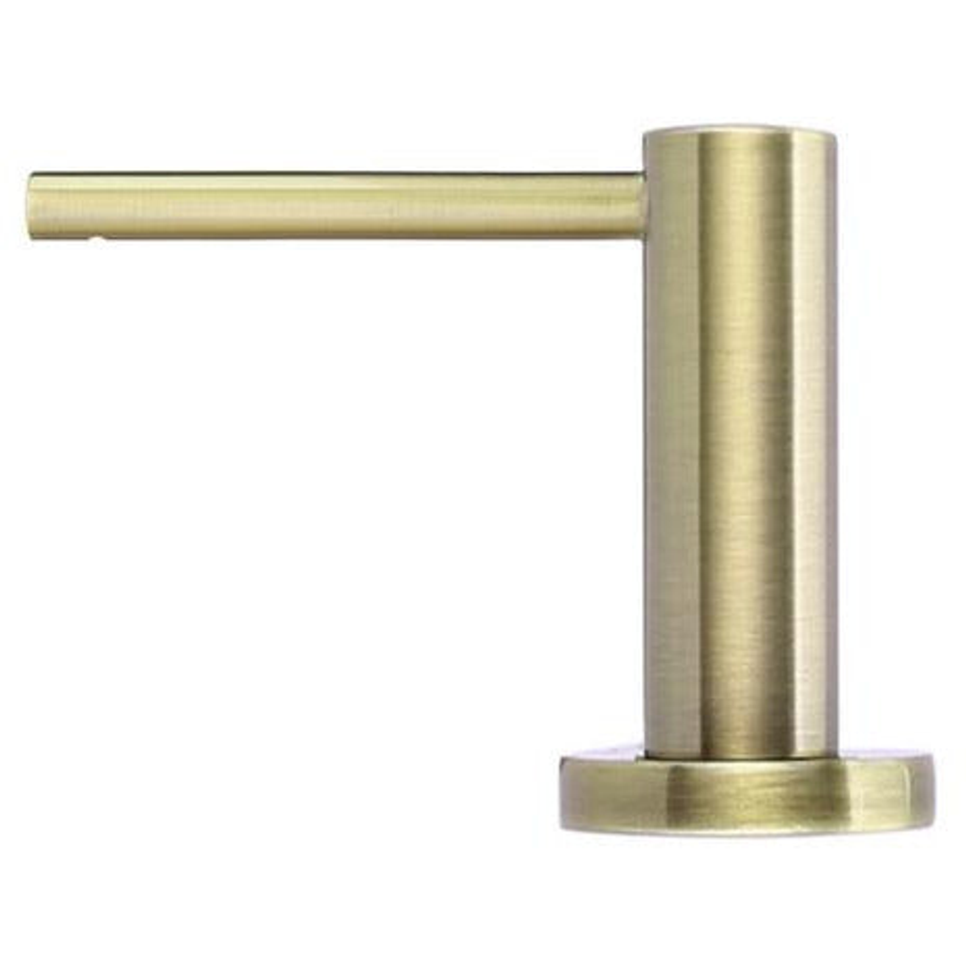 Meir Round Soap Dispenser - Tiger Bronze