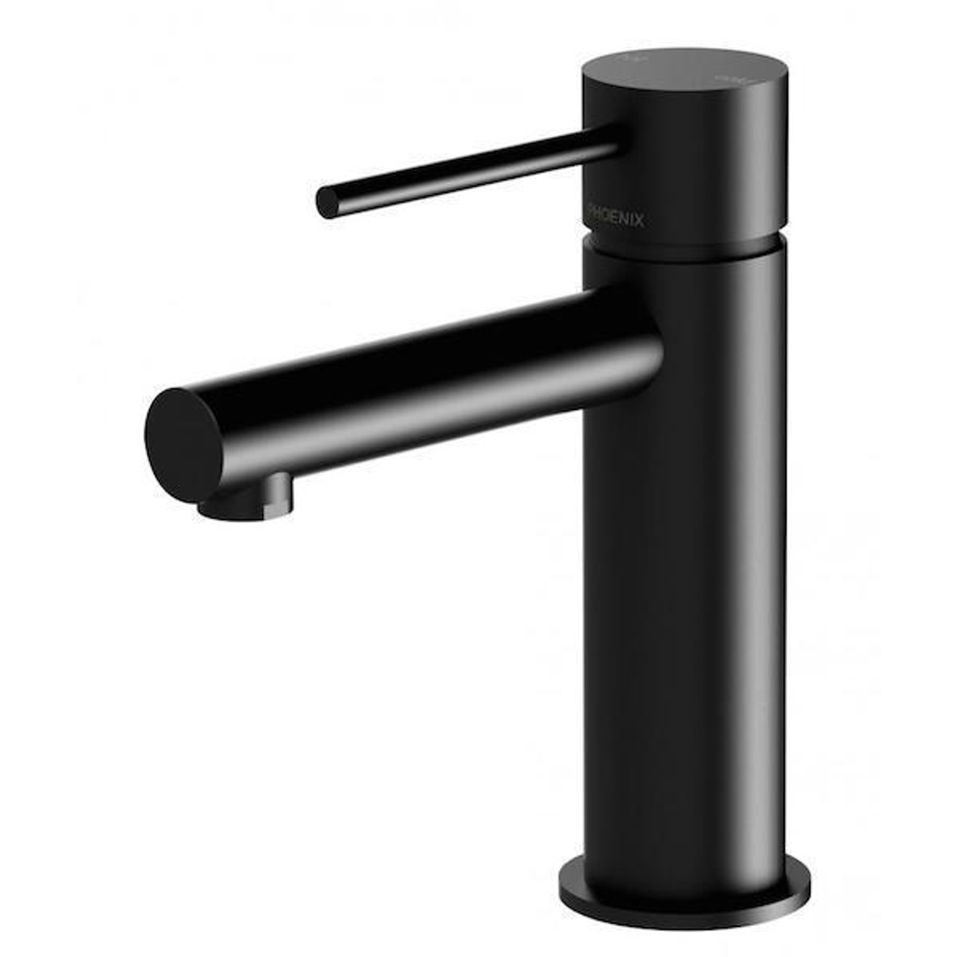 Phoenix Vivid Slimline Basin  Mixer - Matte Black