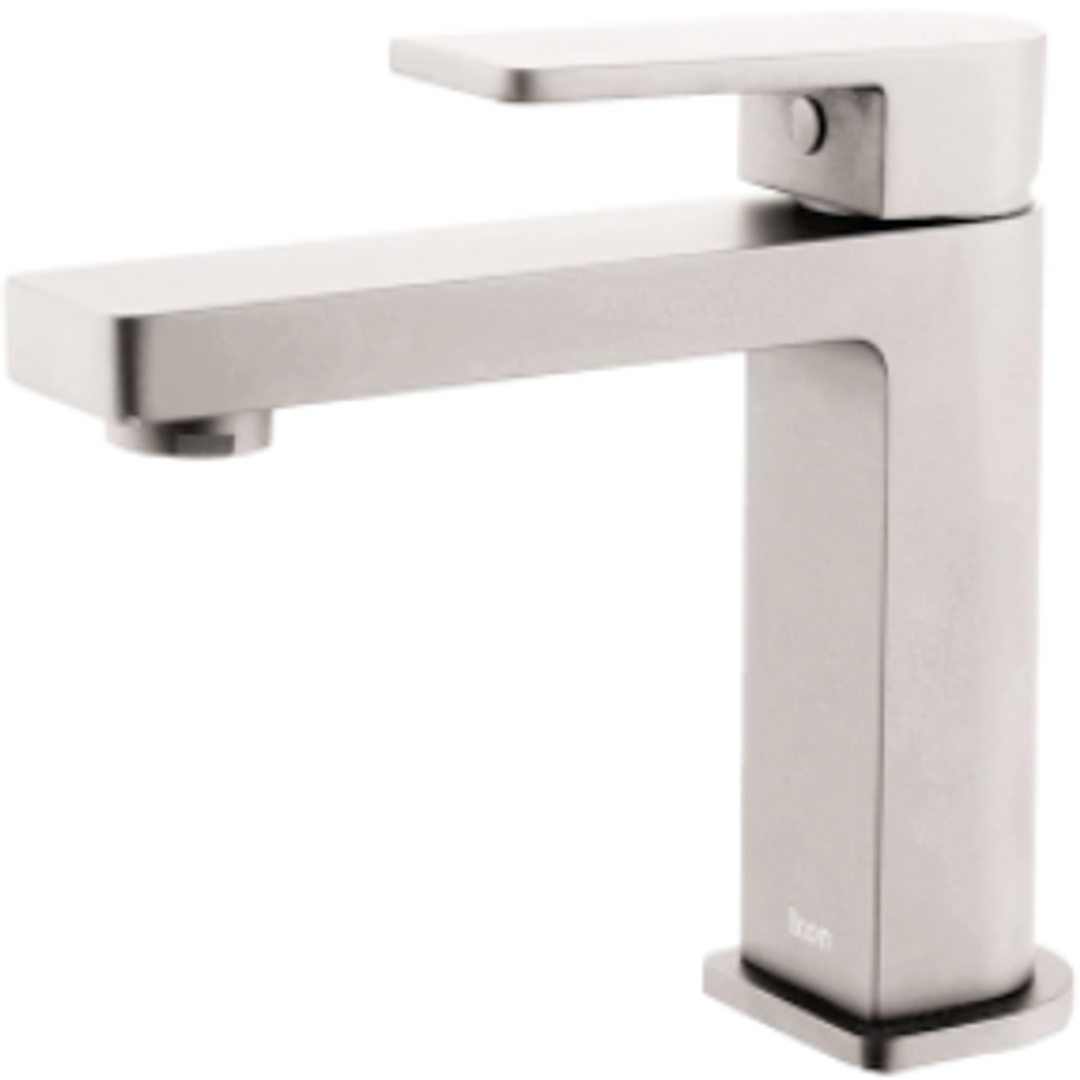 Bella Vista Ikon Flores Basin Mixer - Brushed Nickel