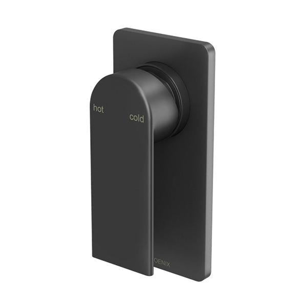 Teel Shower/Wall Phoenix Mixer - Matte Black
