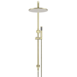 Meir Round Combination Shower Rail 300Mm Rose Single Function Hand Shower - Tiger Bronze