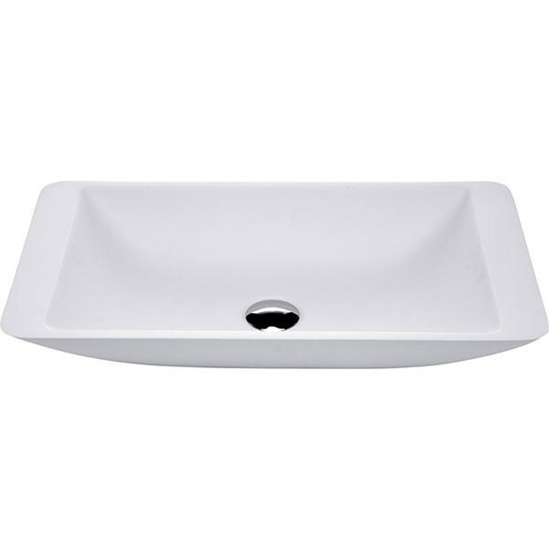 Classique 600 Above Counter Solid Surface Fienza Basin - Matte White