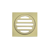 Meir Square Floor Grate Shower Drain 80Mm Outlet - Tiger Bronze