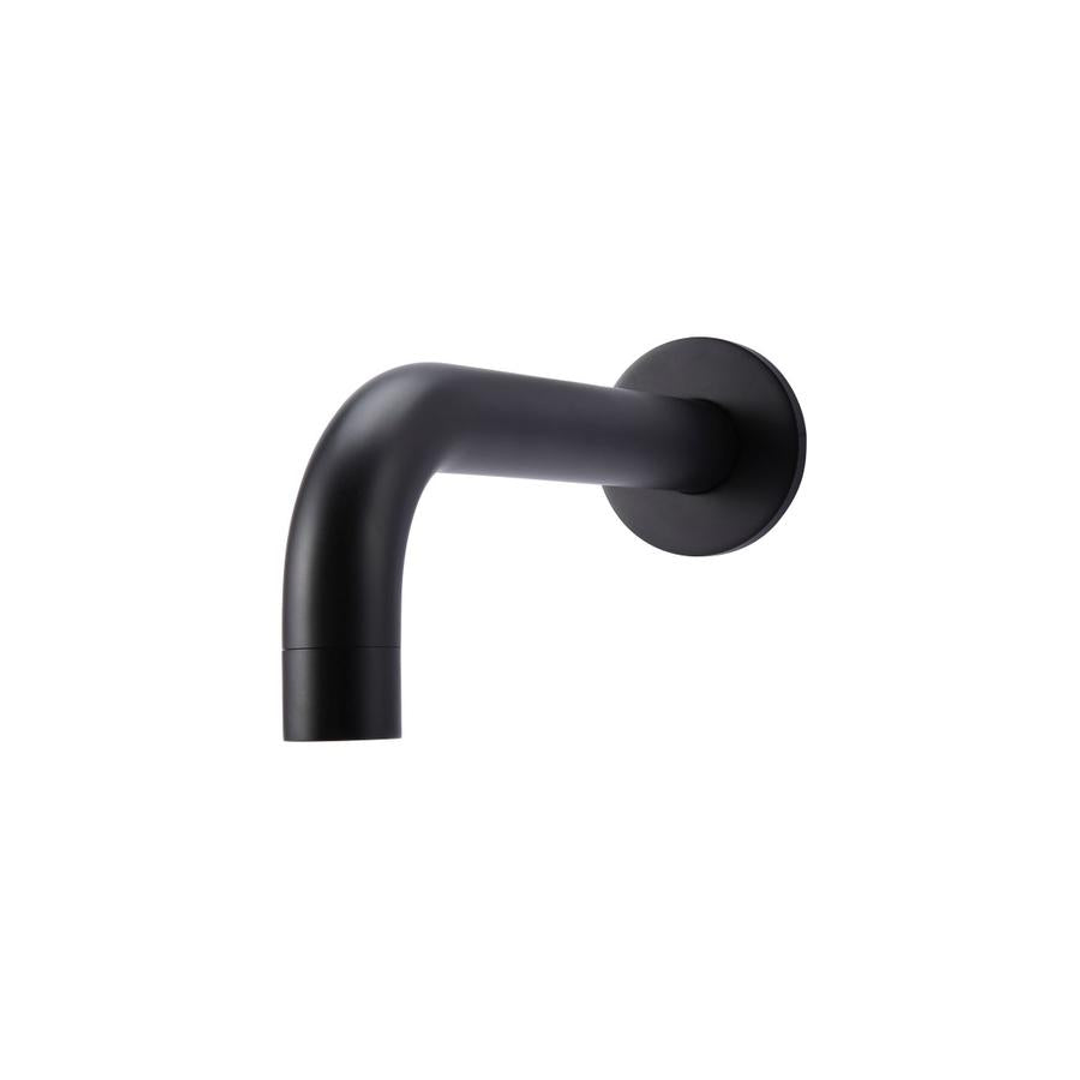 Meir Universal Round Curved Spout - Matte Black