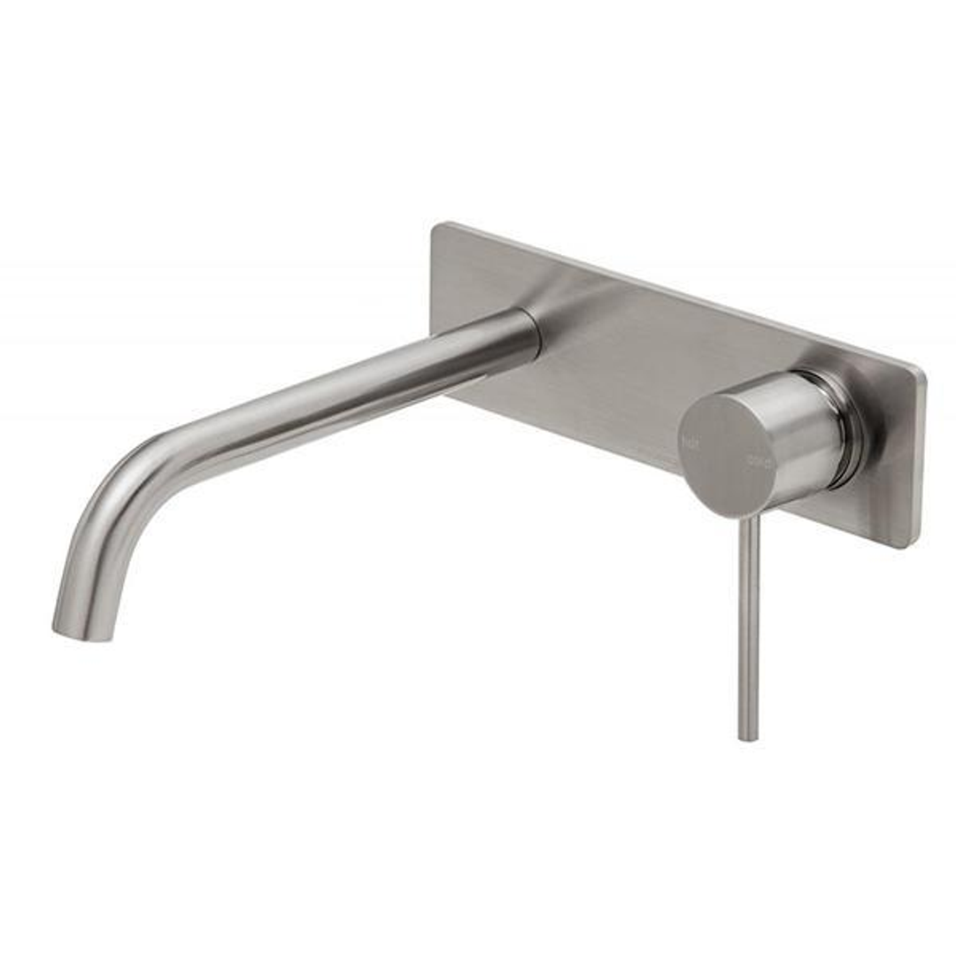 Wall Basin Phoenix Vivid Slimline Mixer Set 230mm - Brushed Nickel