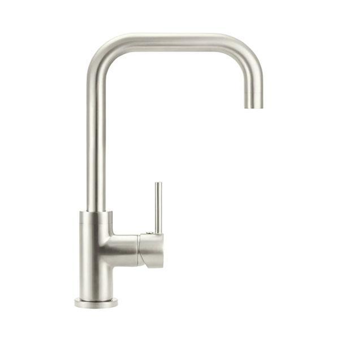 Meir Round Kitchen Mixer Tap - Brushed Nickel