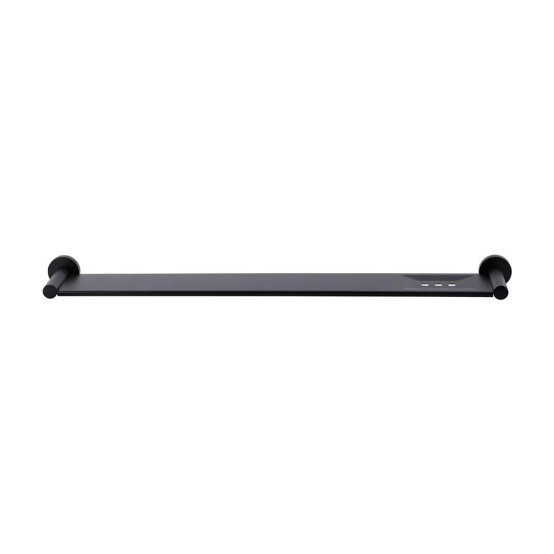 Meir Round Bathroom Shelf - Matte Black