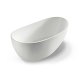 BNK Naga Boat Shape Freestanding Bath Gloss White - 1670 X 800 X 680mm