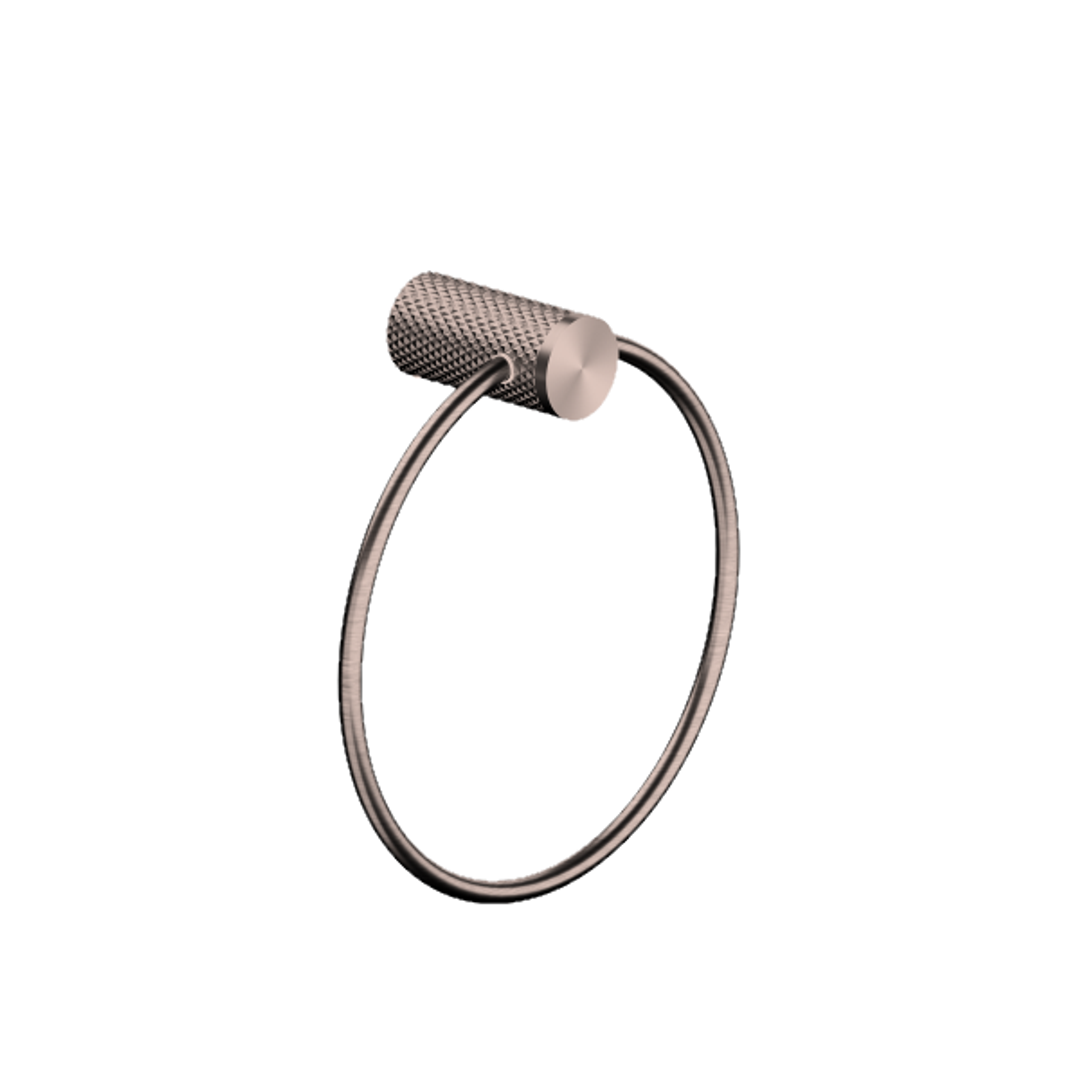 Nero Opal Towel Ring - Brushed Bronze
