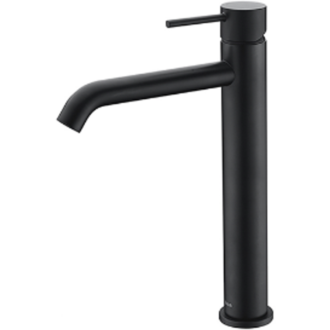 Bella Vista Ikon Hali Highrise Basin Mixer - Matt Black