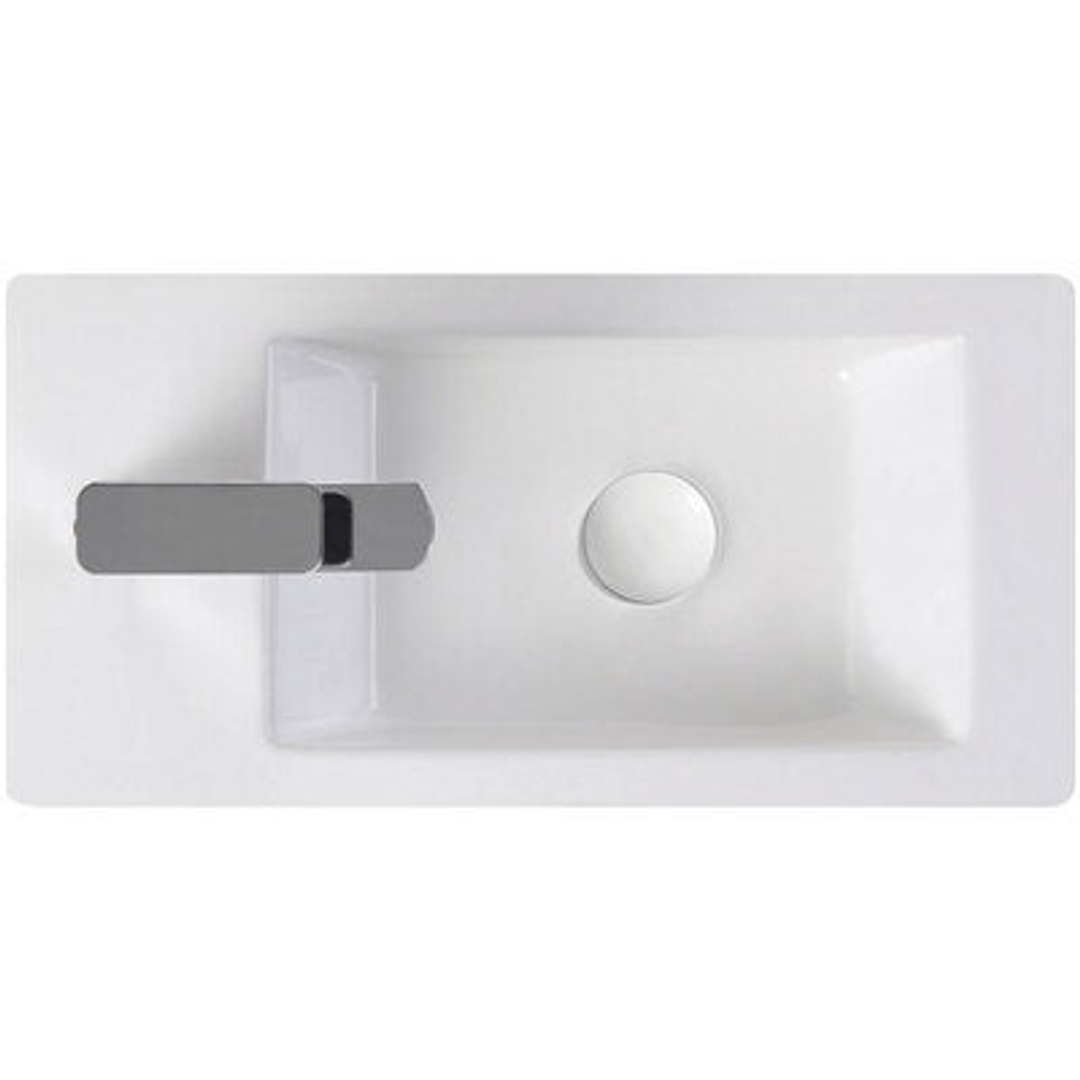 Linea Wall Hung Fienza Basin Left Hand Tap