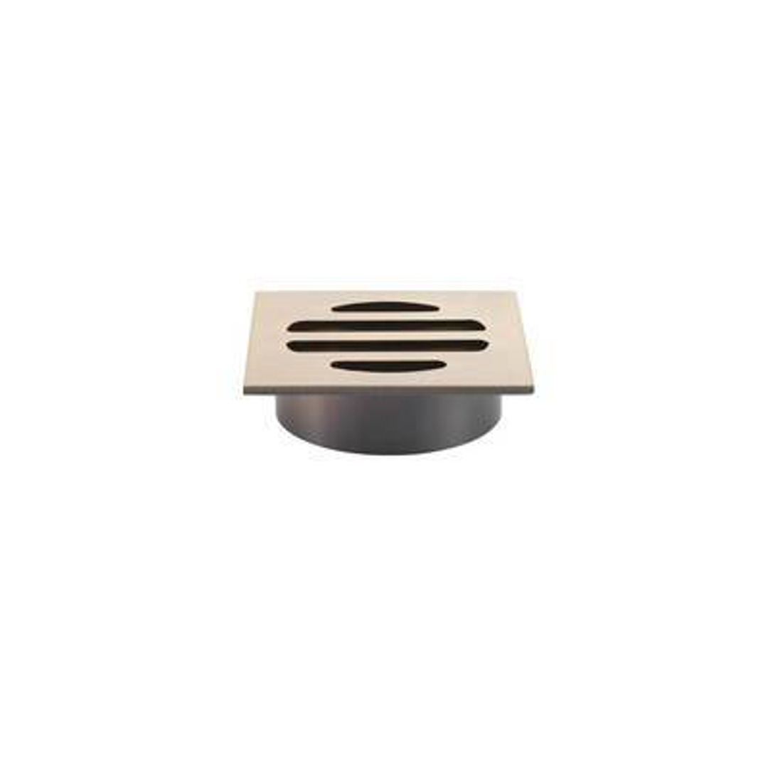 Meir Square Floor Grate Shower Drain 50Mm Outlet - Champagne