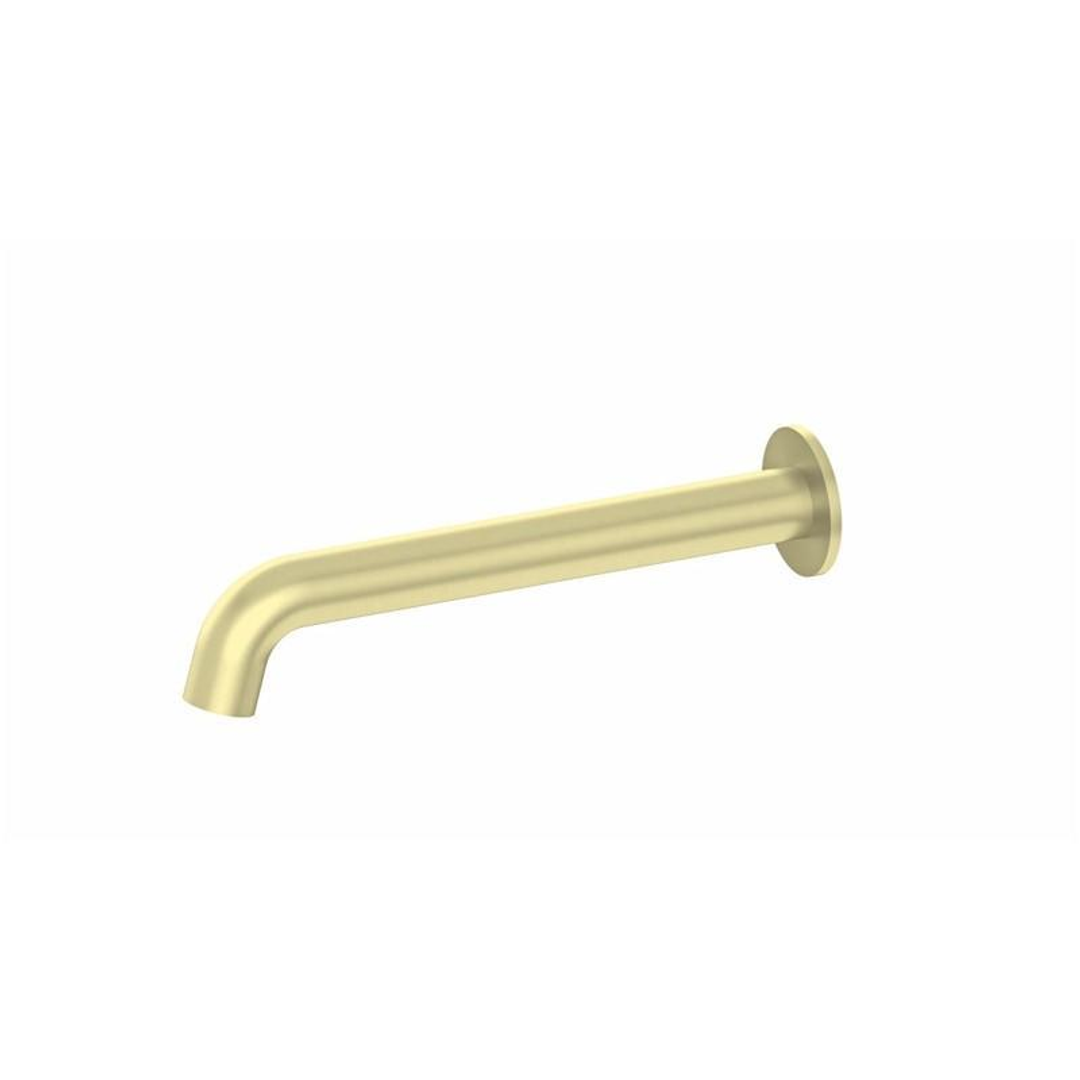 Nero Mecca Basin/Bath Spout Only 250mm - Brushed Gold