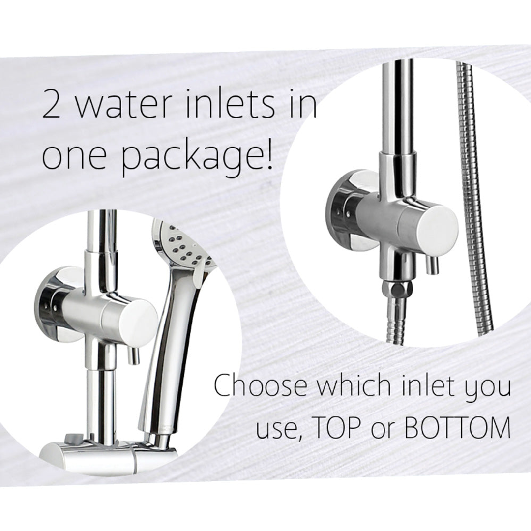 Stella Multifunction Twin Rail Fienza Shower Chrome 455106