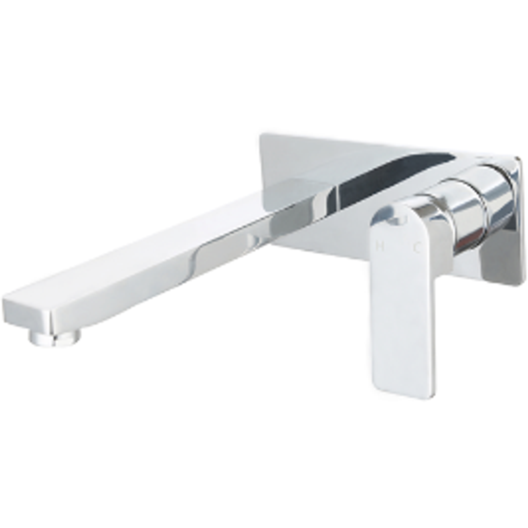 Bella Vista Ikon Flores Wall Basin Mixer - Chrome