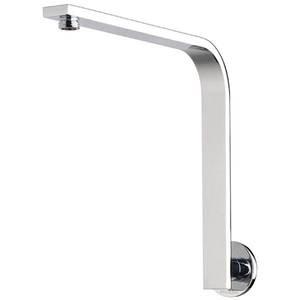 Phoenix Vivid Slimline High-Rise Shower Arm Round Plate - Chrome