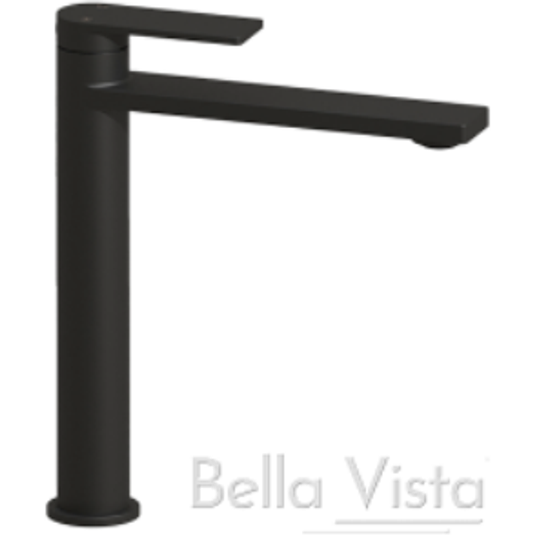 Bella Vista Cresta Tall Basin Mixer - Black