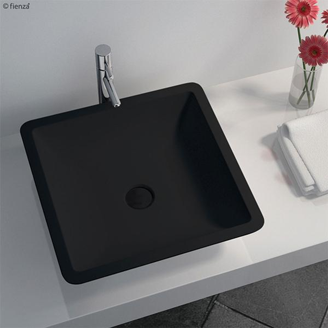 Classique 420 Above Counter Solid Surface Fienza Basin - Matte Black