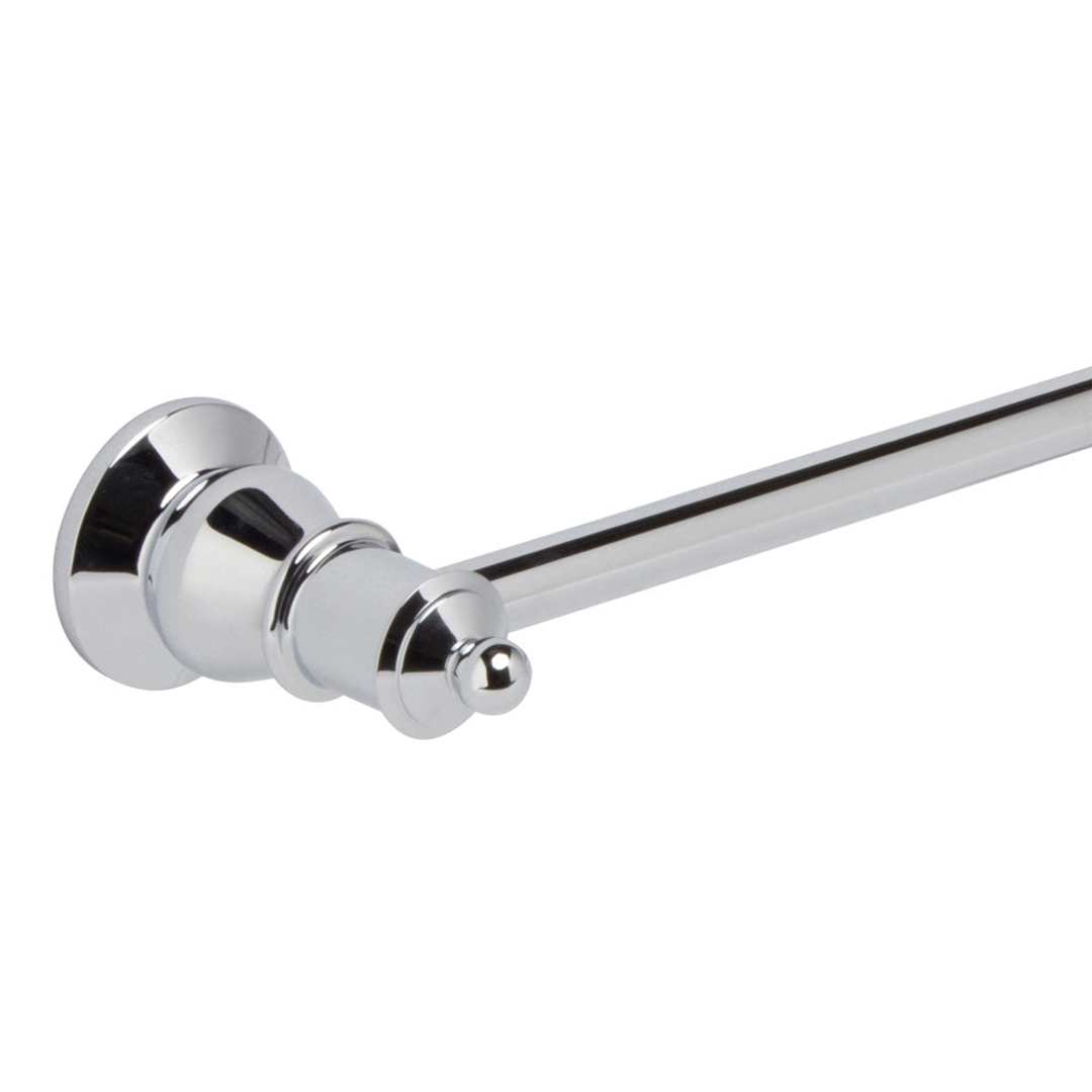 Lillian Single Fienza Towel Rail - Chrome