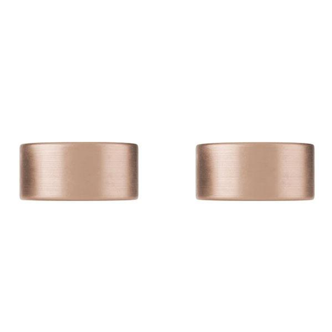 Meir Circular Wall Taps - Champagne