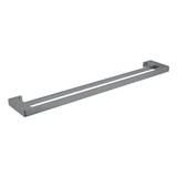 Nero Pearl/Vitra Double Towel Rail 800mm - Gunmetal Grey