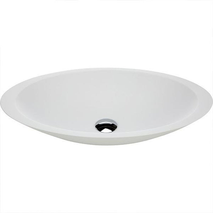Fienza Bahama Solid Surface Above Counter Basin - Matte White
