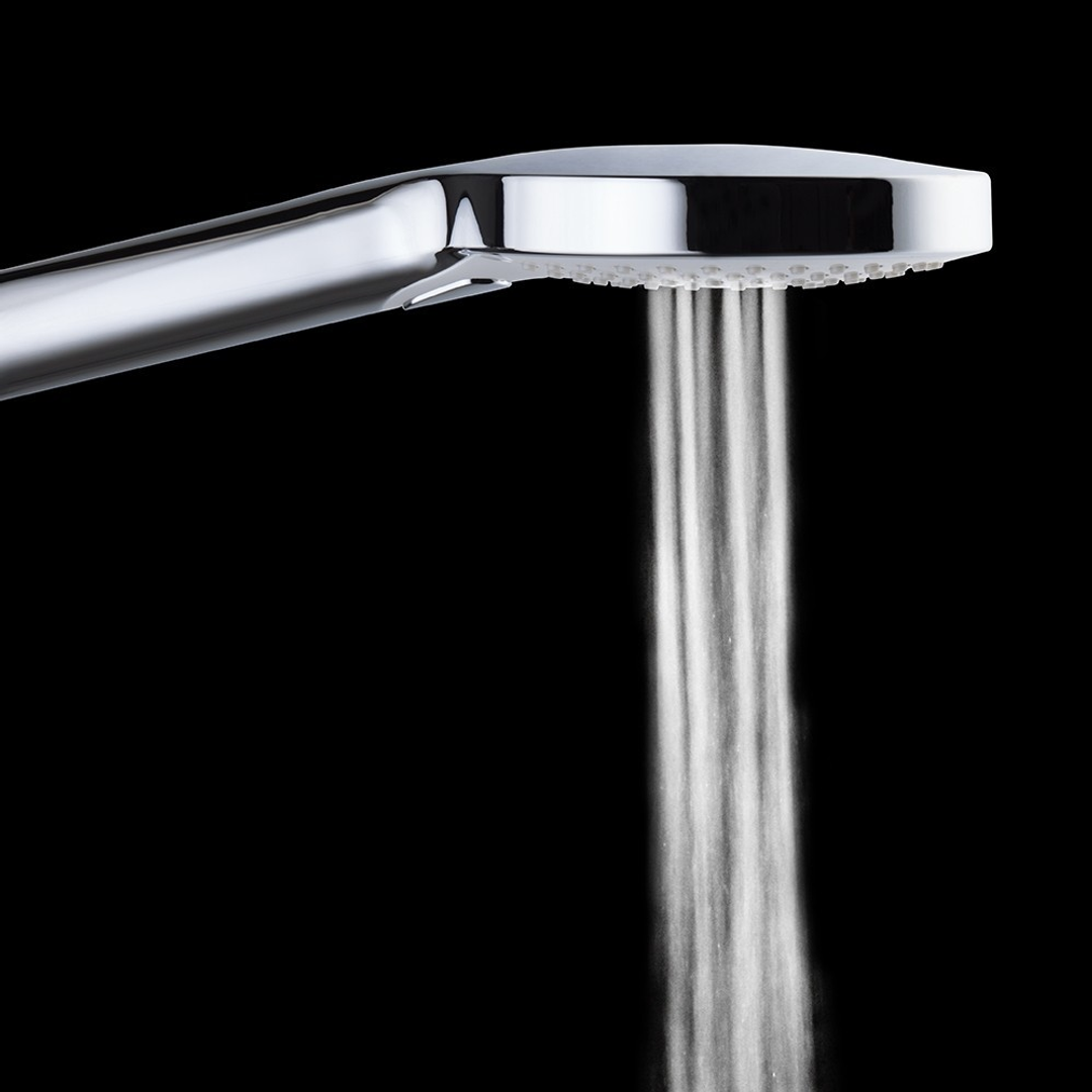 Streamline Axus Shower Column Top Div 250mm Head Air-Fusion H/Shower - Brushed Iron PVD