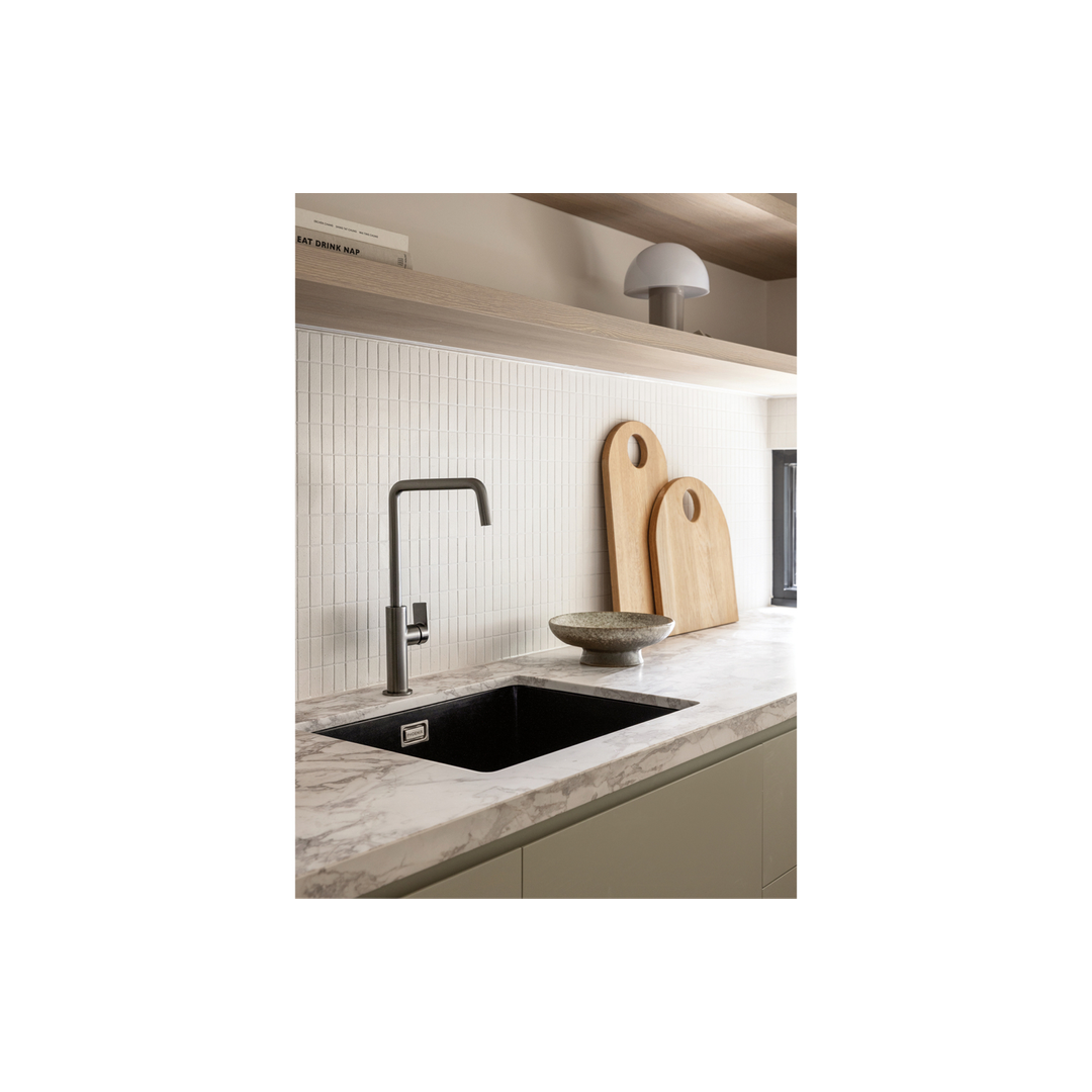 5000 Series Large Single Bowl Phoenix Sink - Matte Black