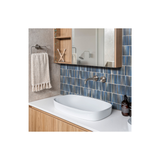 Axia Wall Basin/Bath Curved Outlet Phoenix Mixer Set 180mm - Chrome