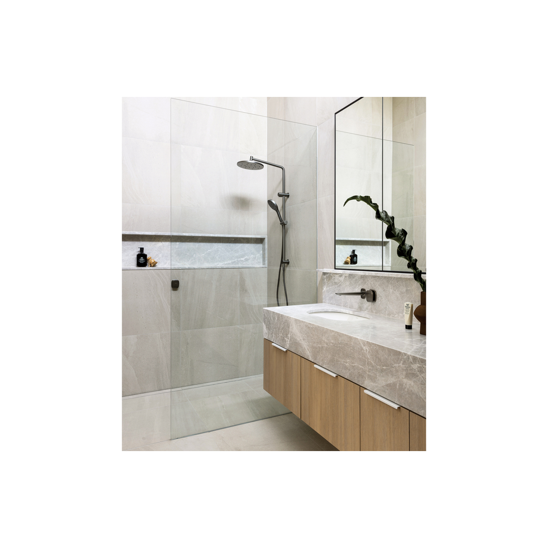 Nauge Nauge Shower/Wall Phoenix Mixer - Brushed Carbon