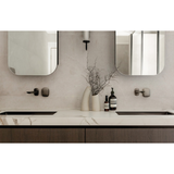 Nauge Nauge Wall Basin / Bath Phoenix Mixer Set 200mm - Brushed Carbon