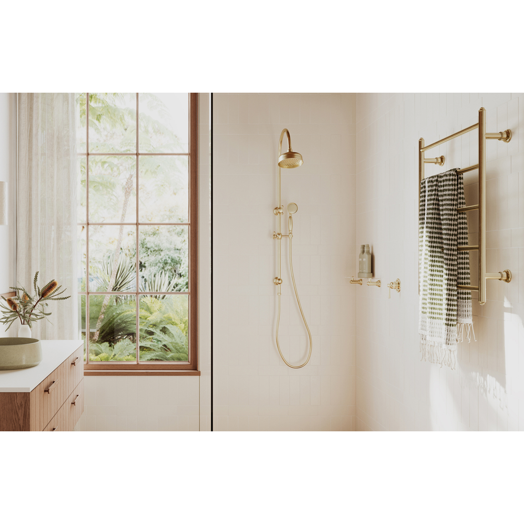 Cromford Cromford Shower/Wall Phoenix Mixer - Brushed Gold