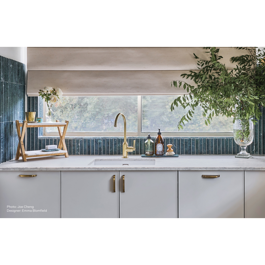 Cromford Cromford Side Lever Phoenix Sink Mixer - Brushed Gold