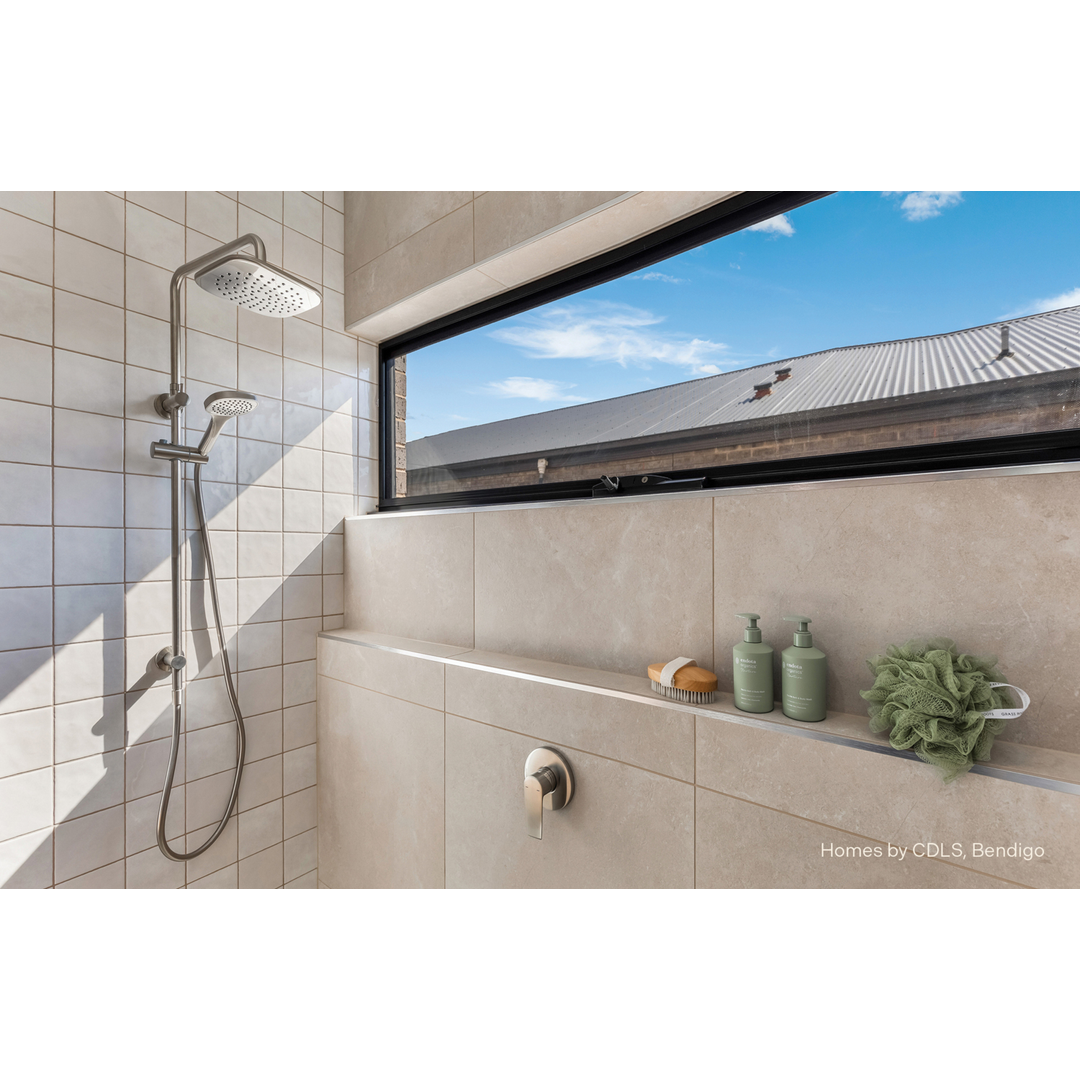 Phoenix Teva Twin Shower - Brushed Nickel