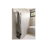 Heated Phoenix Towel Rail Round 800Mm - Brushed Nickel