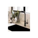 Vivid Slimline Pull Out Sink Phoenix Mixer - Brushed Carbon