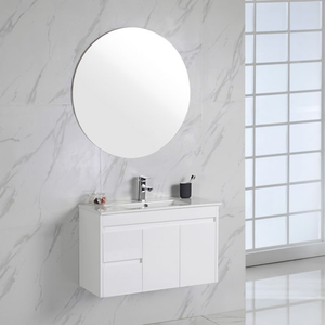 Aulic Maya 750mm Wall-Hung Vanity - Mini Ceramic Top (Right Hand Drawer)