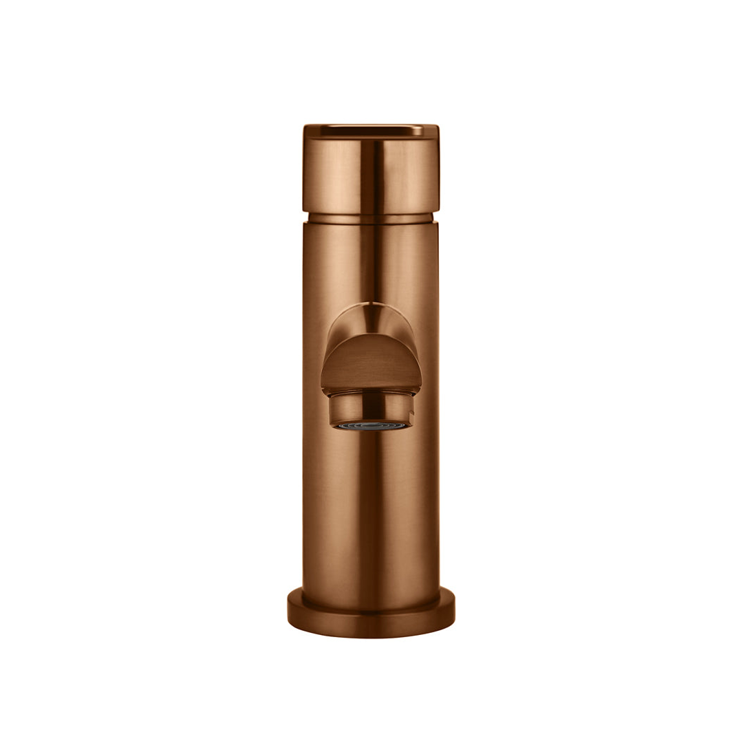 Meir Round Paddle Basin Mixer - Lustre Bronze