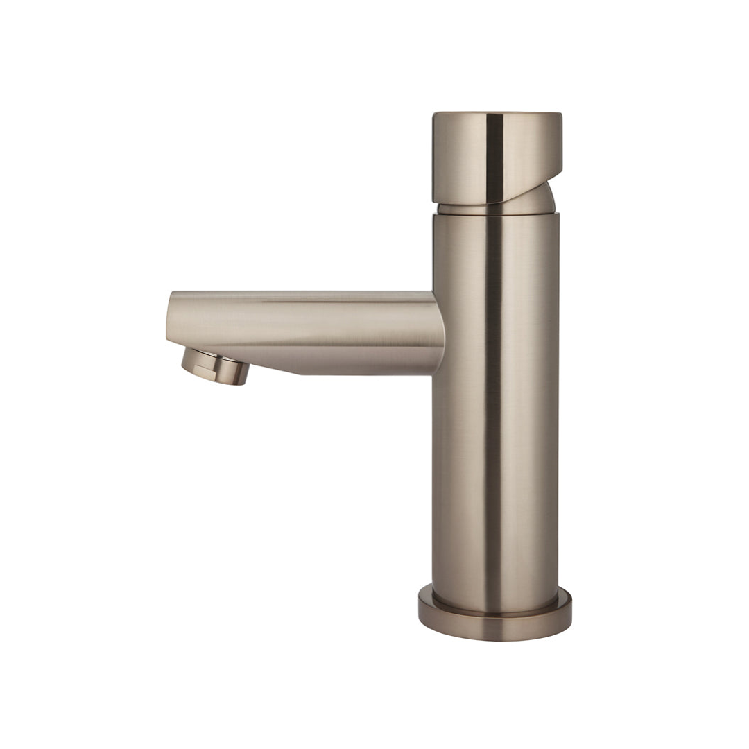 Meir Round Pinless Basin Mixer - Champagne