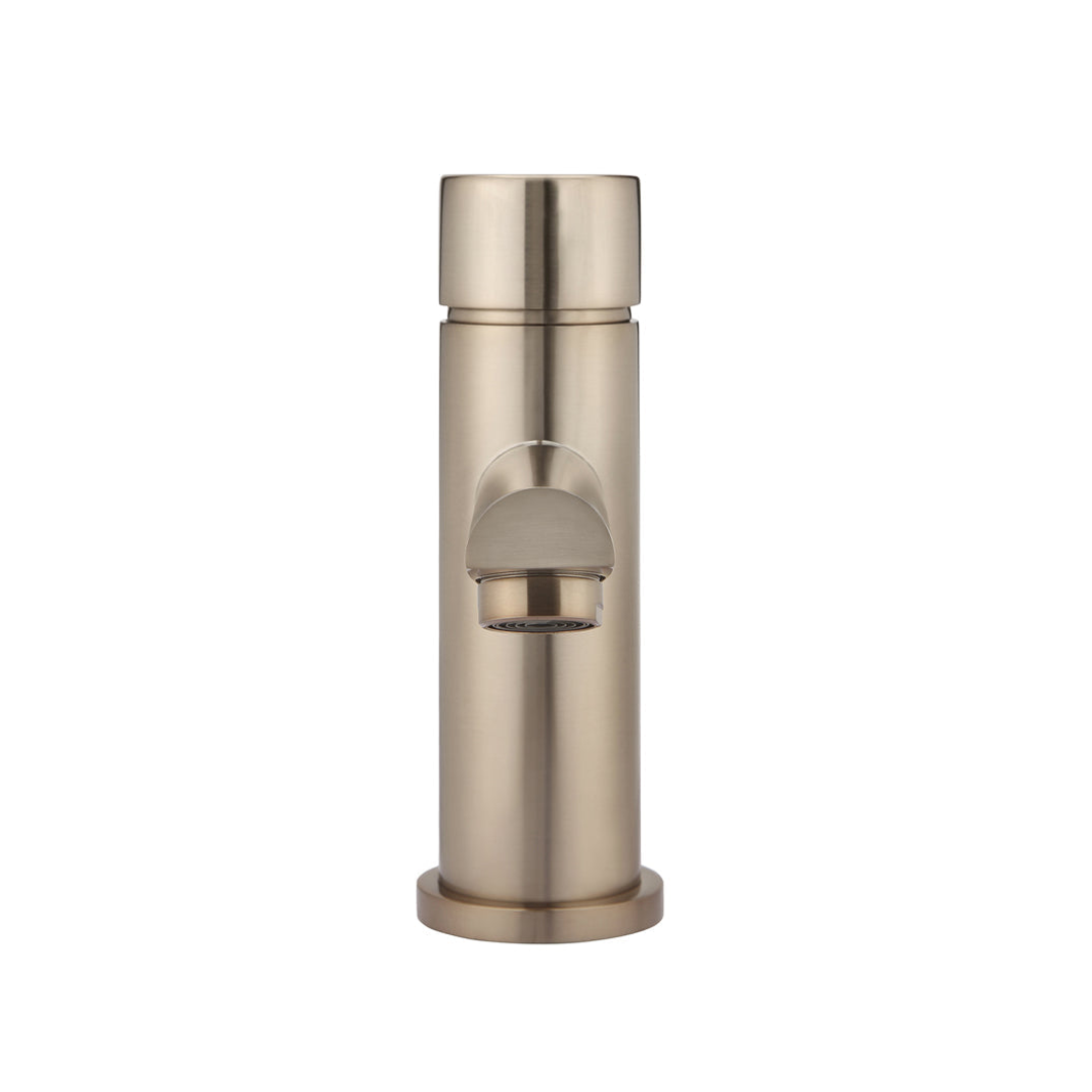 Meir Round Pinless Basin Mixer - Champagne