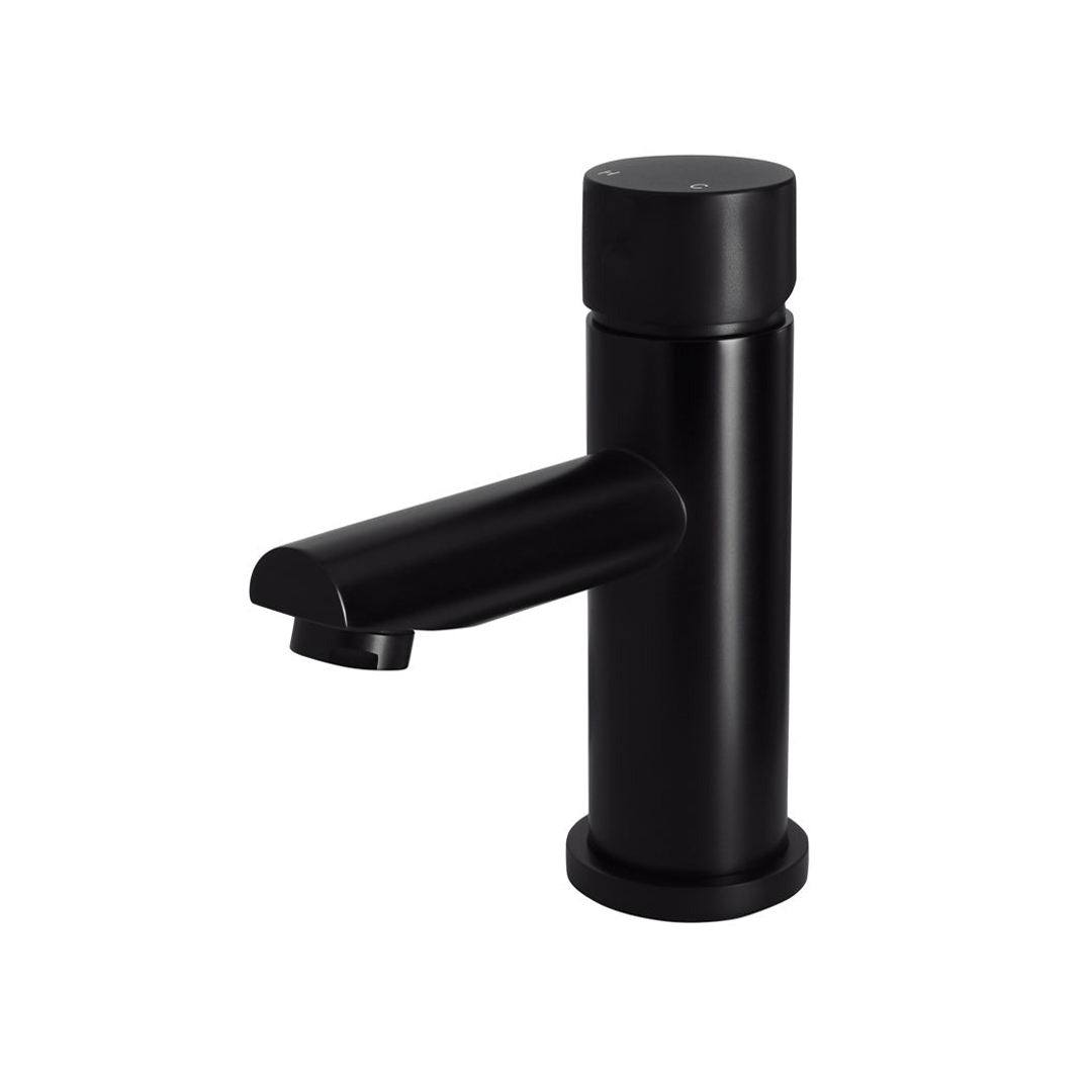 Meir Round Pinless Basin Mixer - Matte Black