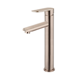 Meir Round Paddle Tall Basin Mixer - Champagne