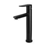 Meir Round Paddle Tall Basin Mixer - Matte Black