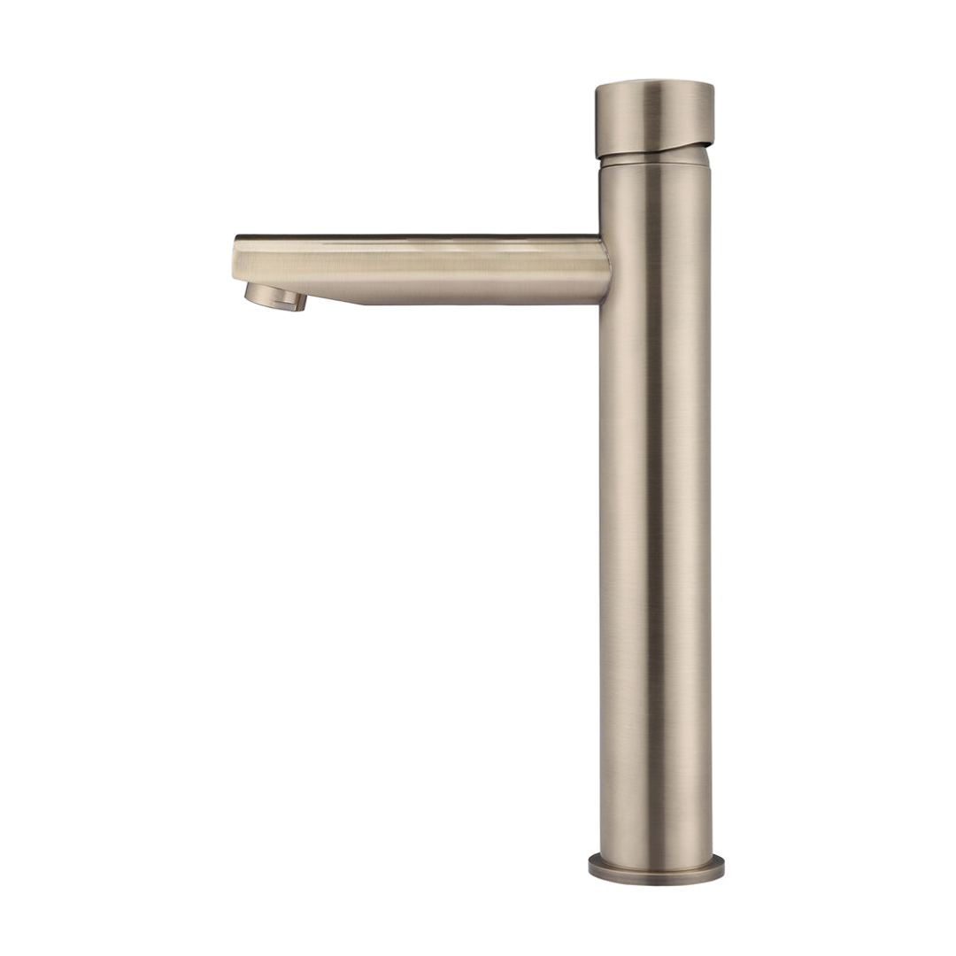 Meir Round Pinless Tall Basin Mixer - Champagne