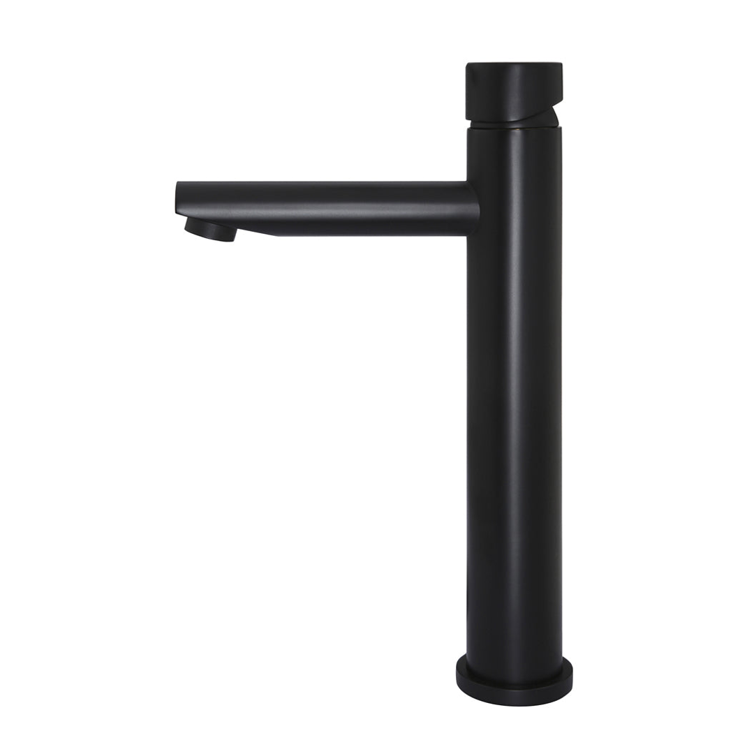 Meir Round Pinless Tall Basin Mixer - Matte Black