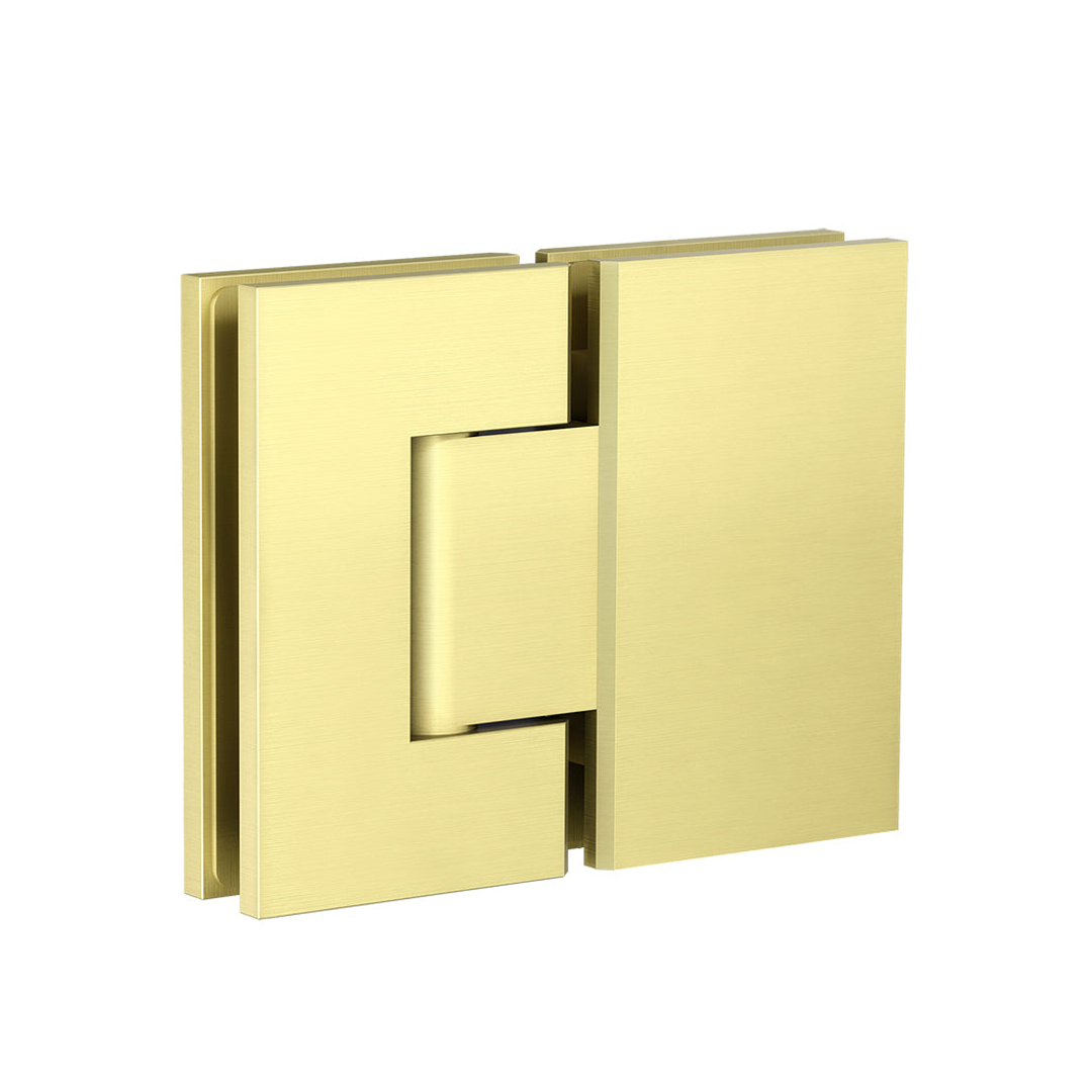 Meir Glass To Glass Shower Door Hinge - Tiger Bronze