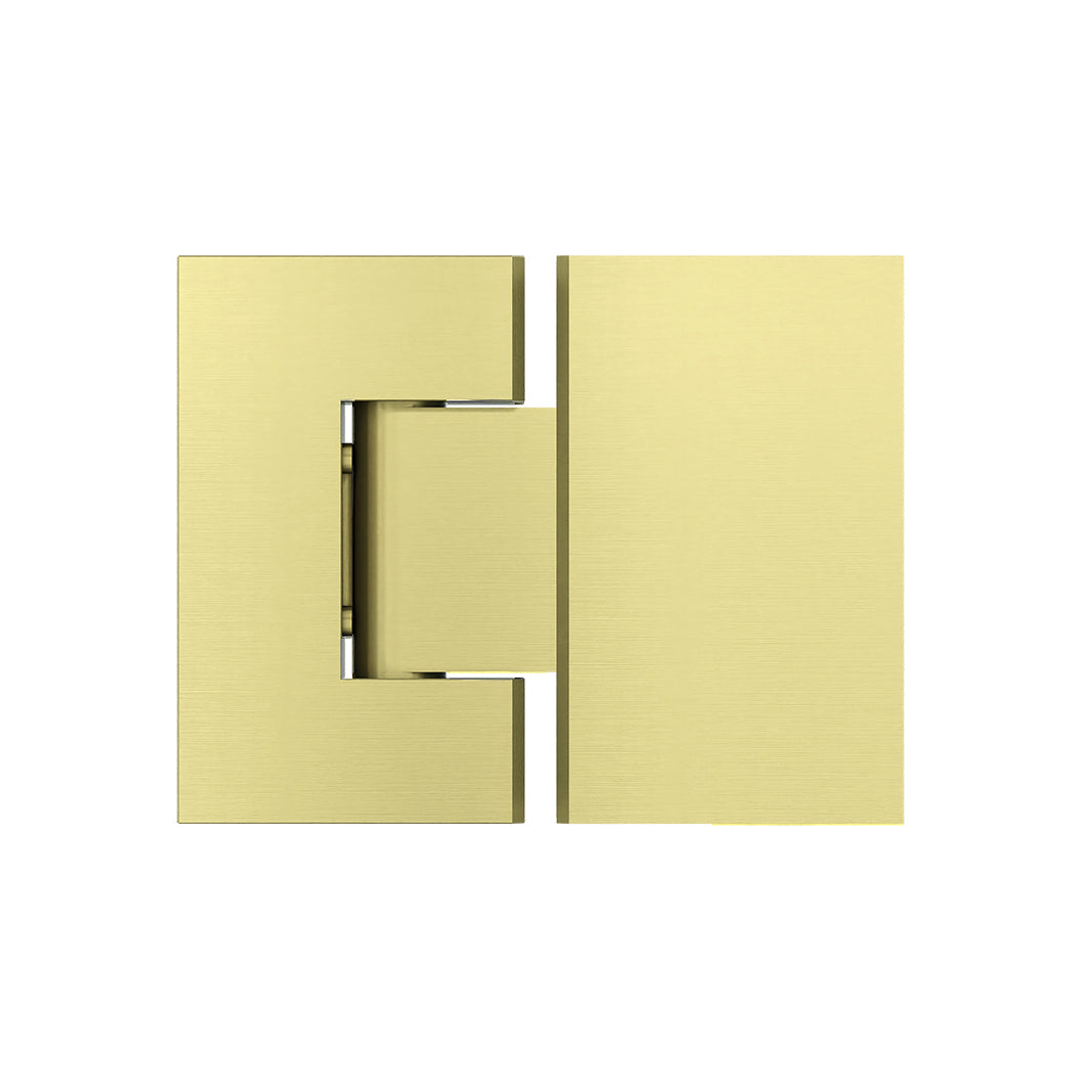 Meir Glass To Glass Shower Door Hinge - Tiger Bronze