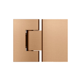 Meir Glass To Glass Shower Door Hinge - Lustre Bronze