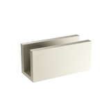 Meir Glass Fixing U Bracket - Brushed Nickel